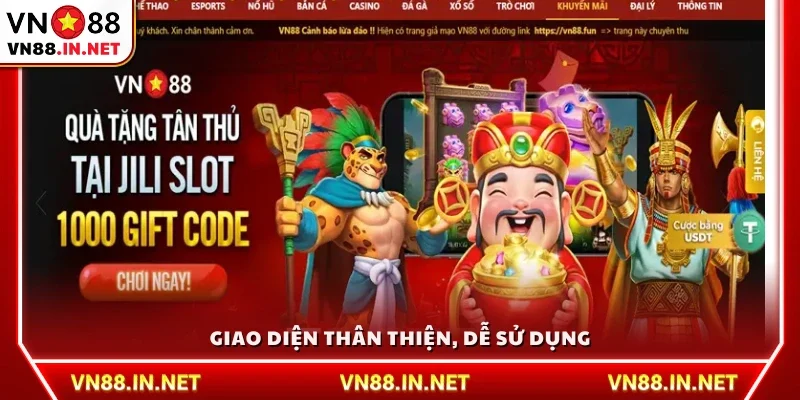 Thiết kế giao diện trực quan, thao tác đơn giản
